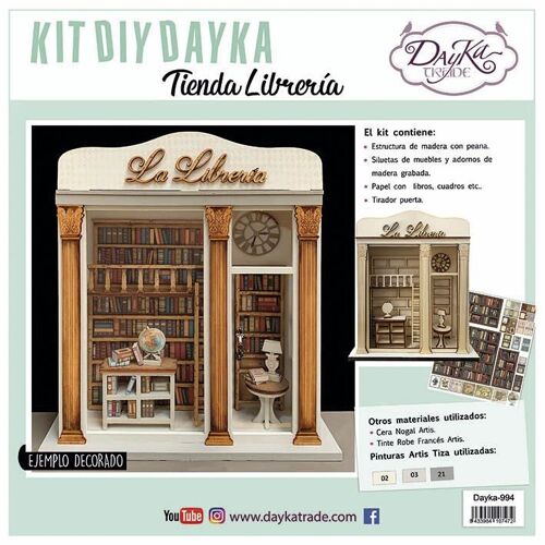 Dayka-994  Tienda Librería Miniatura Dayka