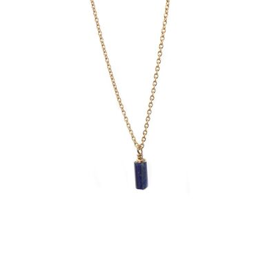 Collana con pietra naturale di lapislazzuli blu - Mini Mémoire (Best Seller)