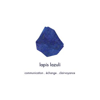 Collier en pierre naturelle de lapis lazuli bleu - Mini Mémoire (Best Seller) 4