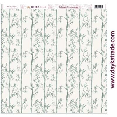 DTXS-1022 - Scrapbooking Fabric - Bamboo Background