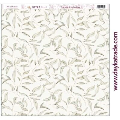 DTXS-1023 - Scrapbooking fabric - Leaves background