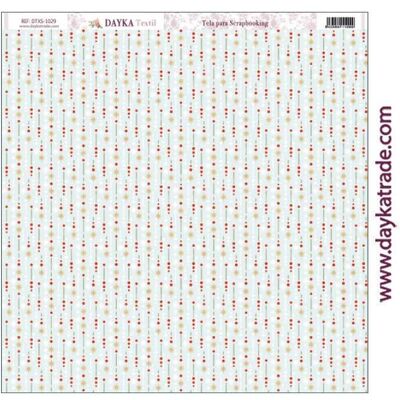 DTXS-1029 - Tessuto per scrapbooking - Sfondo stella