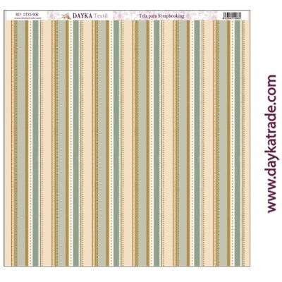 DTXS-906 - Striped Scrapbooking Fabric