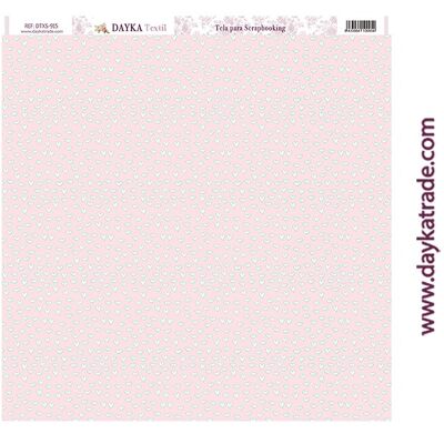 DTXS-915 - Tessuto per scrapbooking - Cuori rosa