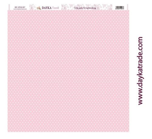 DTXS-917 - Tela para Scrapbooking - Lunares Rosa