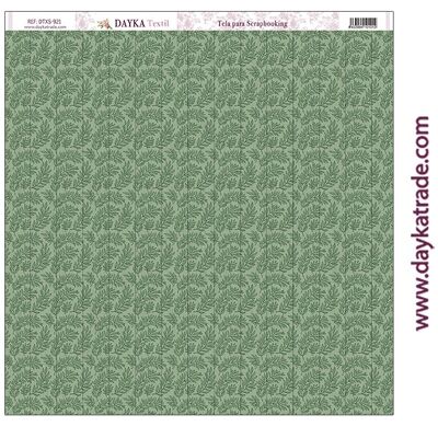 DTXS-921 - Tissu scrapbooking - Feuilles et planches effet bois