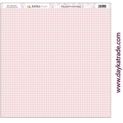 DTXS-925 - Scrapbooking-Stoff - Vichy-Rosa