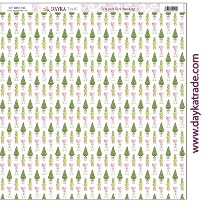 DTXS-939 - Scrapbooking fabric - Communion trees