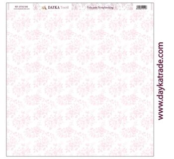 DTXS-940 - Tissu Scrapbooking - Roses Monochromes