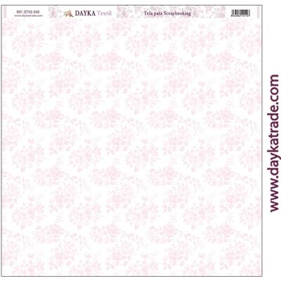 DTXS-940 - Tela para Scrapbooking - Rosas monocromáticas