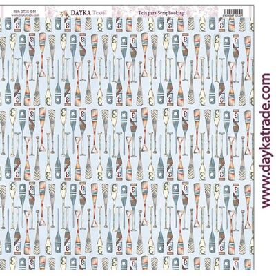 DTXS-944 - Scrapbooking fabric - Paddle blades