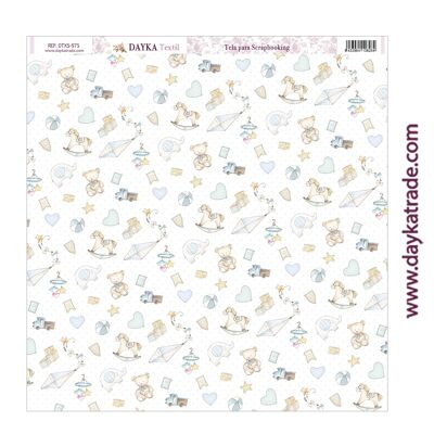 DTXS-975 - Tissu de scrapbooking