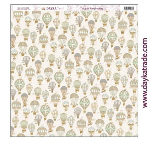 DTXS-999 - Tela para Scrapbooking - fondo globos