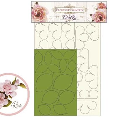 FOAM-9P PETITES FLEURS DE FOAMIRAN ROSE BEIGE