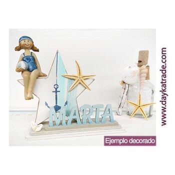 KIT-040 - DAYKA DIY KIT "STAR AVEC SURF GIRL ET SUPPORT PERSONNALISÉ" 1