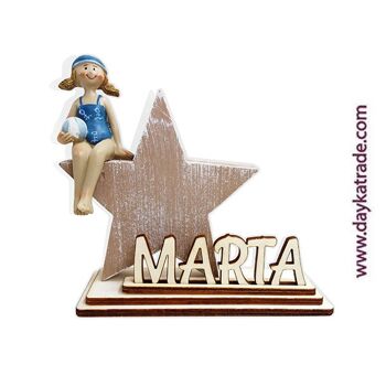 KIT-040 - DAYKA DIY KIT "STAR AVEC SURF GIRL ET SUPPORT PERSONNALISÉ" 2