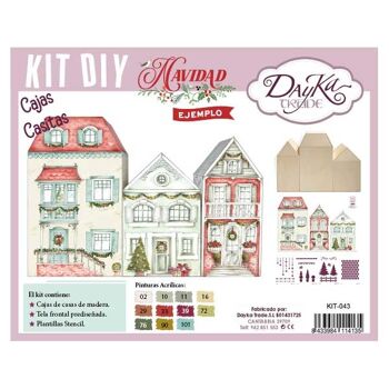 KIT-043 KIT DE 3 COFFRETS PETITES MAISONS AVEC 3