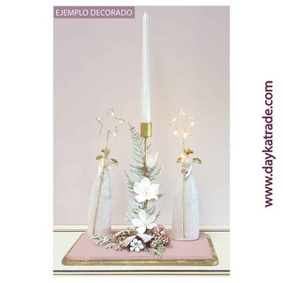 KIT-058 CANDELABRA WITH LITTLE ANGELS AND BASE