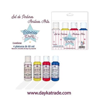 KP-10 KIT DE PINTURAS ACRÍLICAS ARTIS BÁSICAS