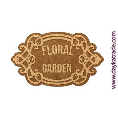 PDM-0004 FLORAL GARDEN PLATE