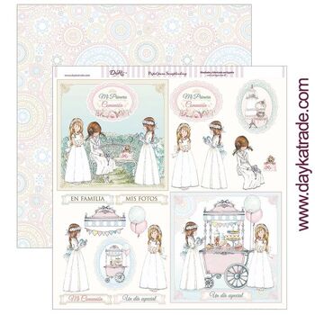 SCP3015 KIT "COLLECTION COMMUNION FILLES 2019" DAYKA 9