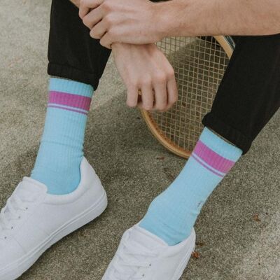Miami Vice tennis socks