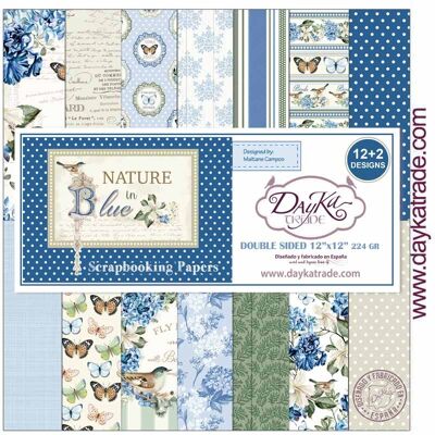 SCP3030  KIT COLECCIÓN SCRAP "NATURE IN BLUE“