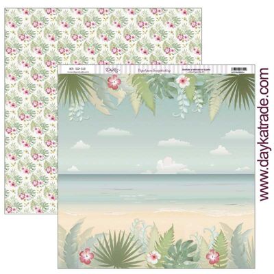 SCP-318 Altpapier „Tropical Beach“ Dayka