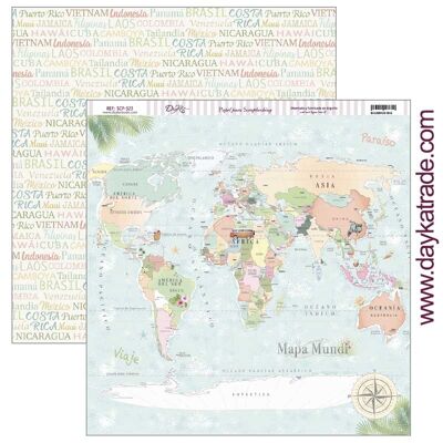SCP-323 Carta di scarto "Mappa del mondo" Dayka