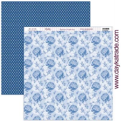 SCP-390 Papel scrap colección "Nature in blue”