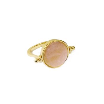 Bague JanMa - Quartz Rose 1