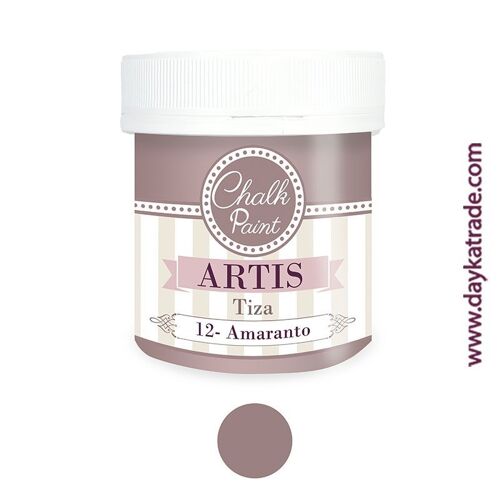 TIZA12 AMARANTO PINTURA TIZA CHALK PAINT ARTIS 250 ml