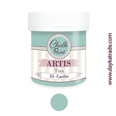 TIZA33 CARIBE PINTURA TIZA CHALK PAINT ARTIS 250 ml