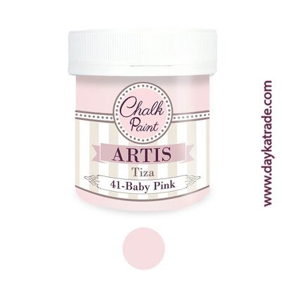 TIZA41 BABY PINK PINTURA TIZA CHALK PAINT ARTIS 250 ml