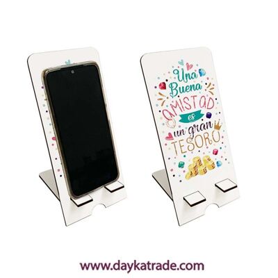 TLP-004 MOBILE HOLDER MESSAGE "A good friendship is a great treasure"