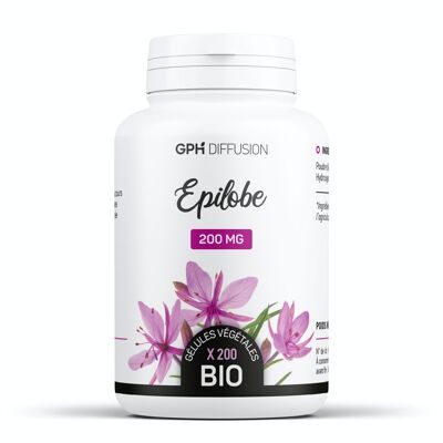 Epilobe Biologique - 200 mg - 200 gélules végétales