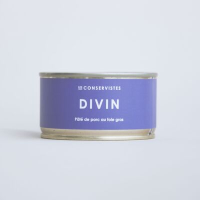 DIVIN : PÂTÉ x FOIE GRAS FERME DE BROUGNON 190g