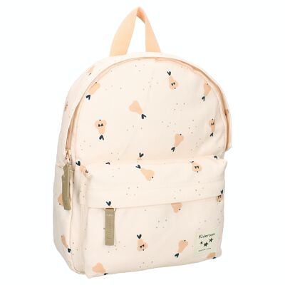 Children's backpack - beige imp. pears