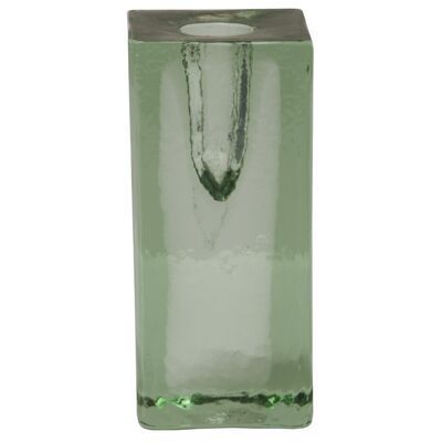 Bougeoir Sara verre vert