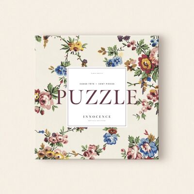 Jeux - Puzzle Esquisse fleurie - 100 pièces