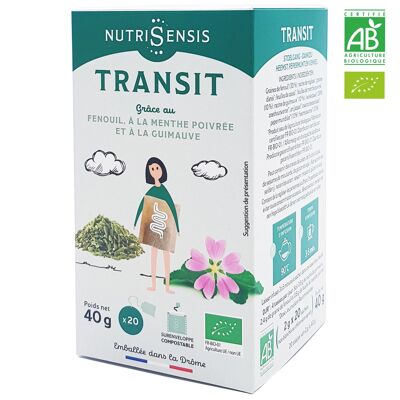 NUTRISENSIS - Organic transit infusion - 20 sachets