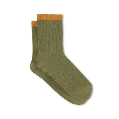 Grüne Capucine-Socken