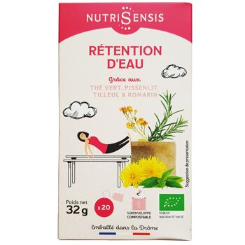 NUTRISENSIS - Infusion rétention d'eau bio - 20 sachets 4