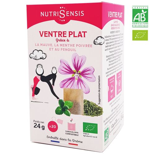 NUTRISENSIS - Infusion ventre plat bio - 20 sachets