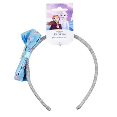 Frozen Fabric Rigid Headband - with Bow and Badge