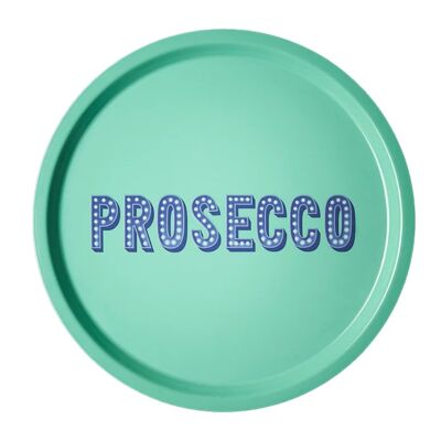 Plato de prosecco verde