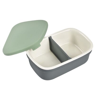 BEABA, Mineral/Sage green ceramic lunch box