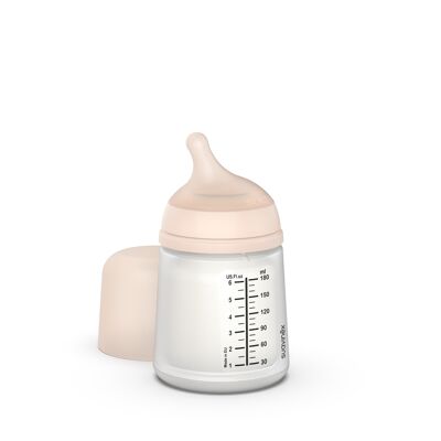 SUAVINEX, ANTI-COLIC BIBY BOTTLE Zerø,Zerø 180ML - Slow Flow / S