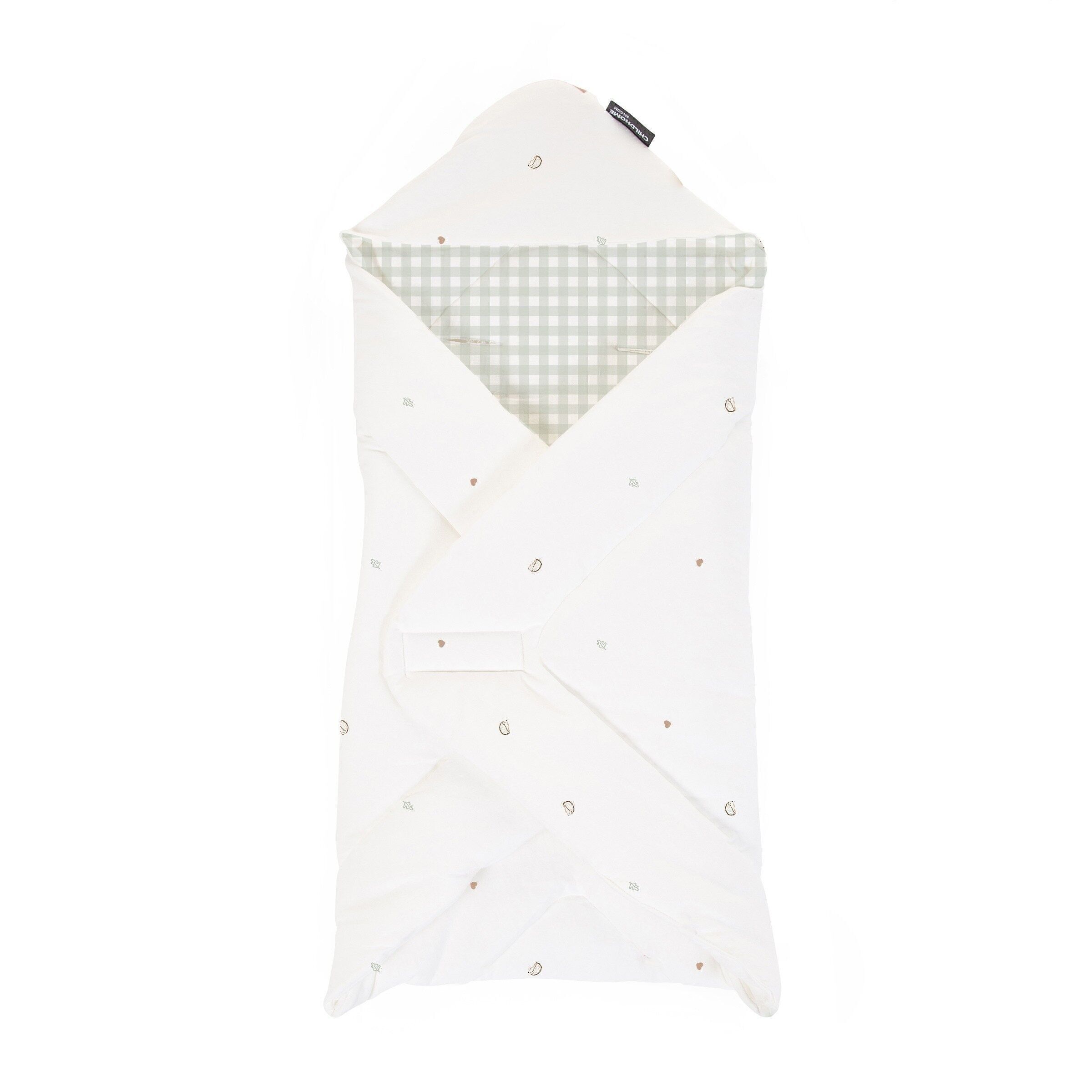 CHILDHOME, MANTA ENVOLVENTE 75x75 VICHY FOREST