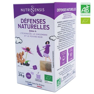 NUTRISENSIS - Organische natürliche Abwehrinfusion - 20 Beutel